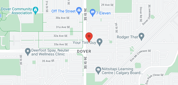 map of 123 DOVERCLIFFE WY SE